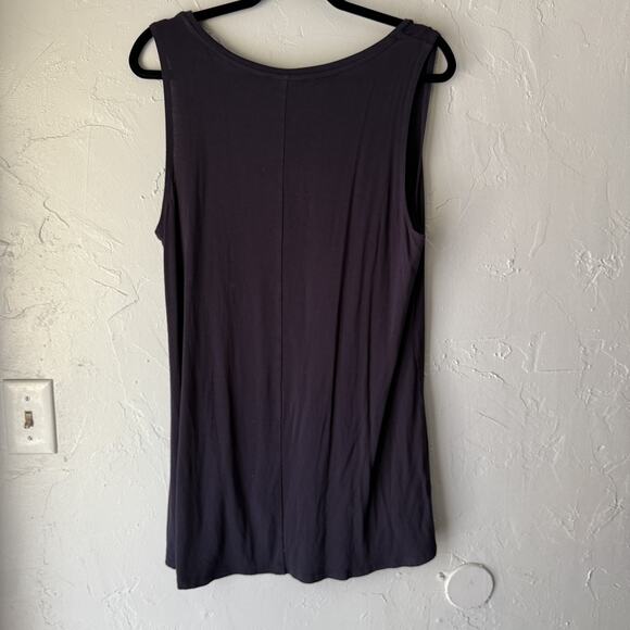 Logo Layers‎ Dress Womens Large Sleeveless Tunic Rayon Spandex Stretch Layering - Picture 8 of 8
